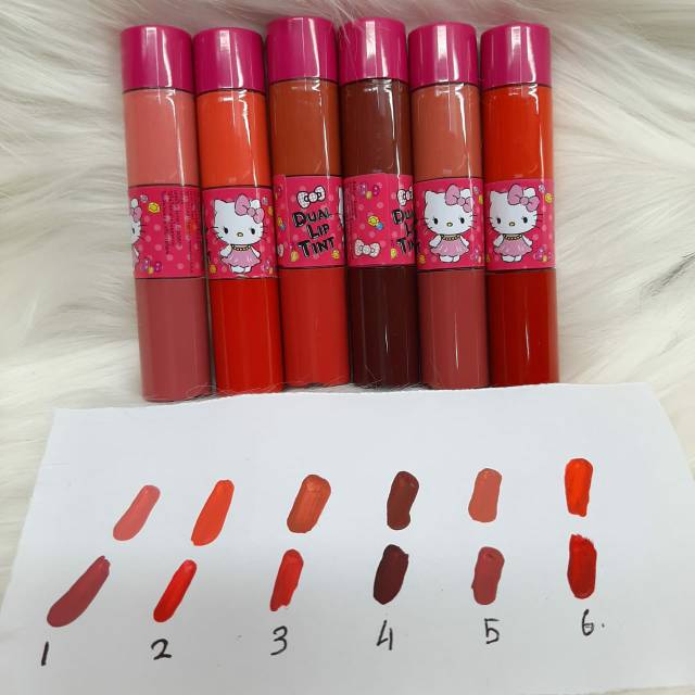 DUAL LIPTINT HELLO KITTY 6PCS