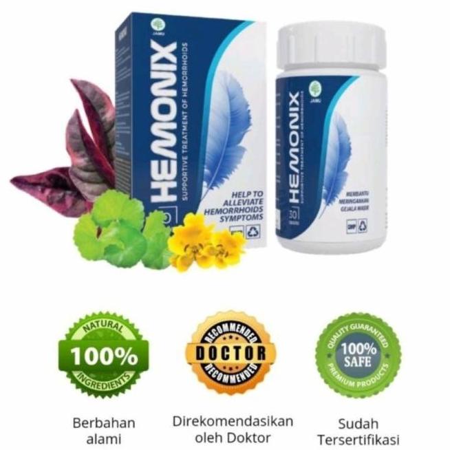 Obat Ambiyen Hemonix Asli 100% Original Herbal Ampuh Terbukti Bpom