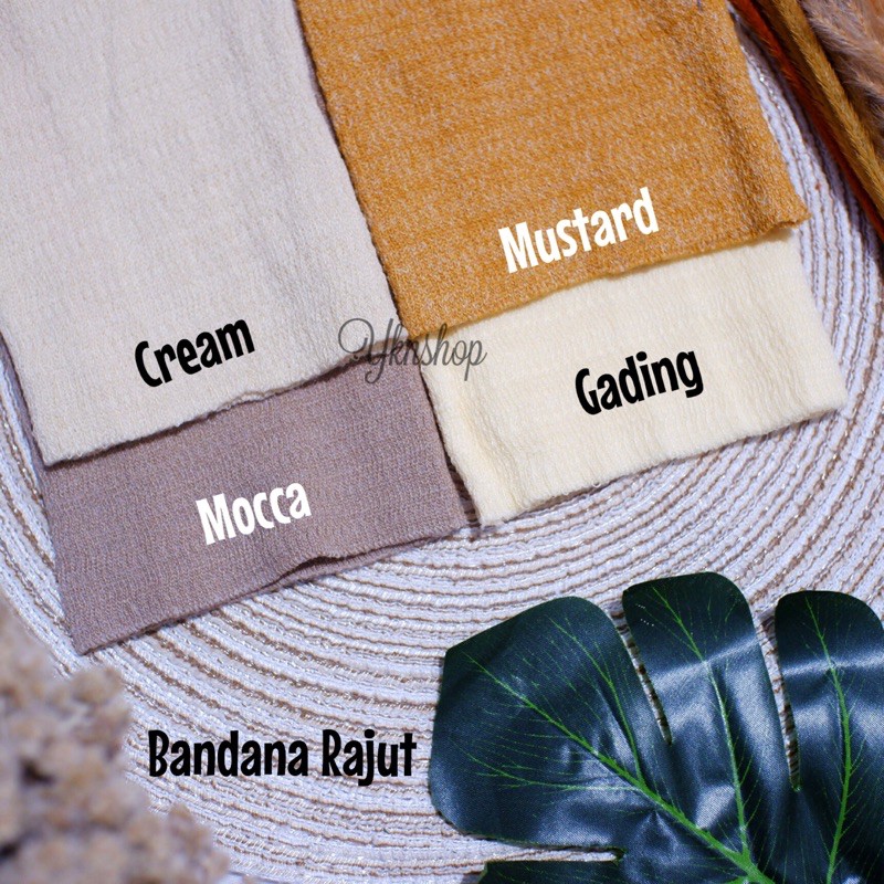 Bandana Rajut Termurah/Bandana bahan Rajut