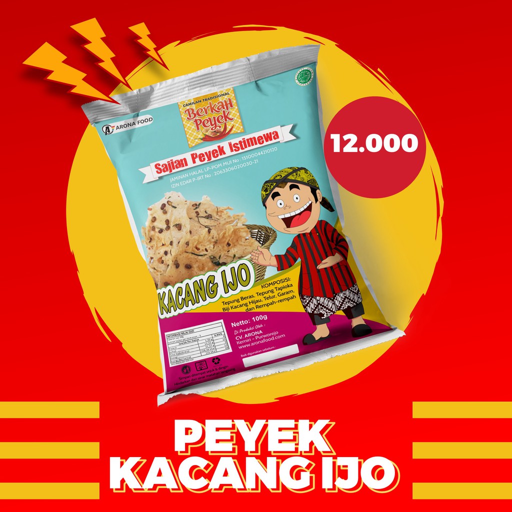 

PEYEK REMPEYEK KACANG IJO KEMASAN PRAKTIS 100g