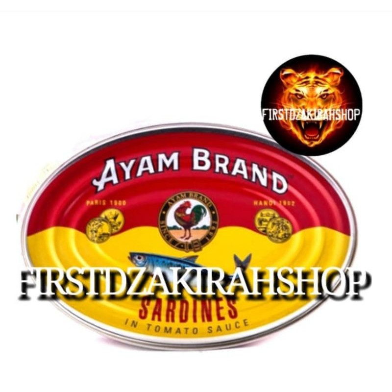 

Ayam brand sarden saus tomat 425gr