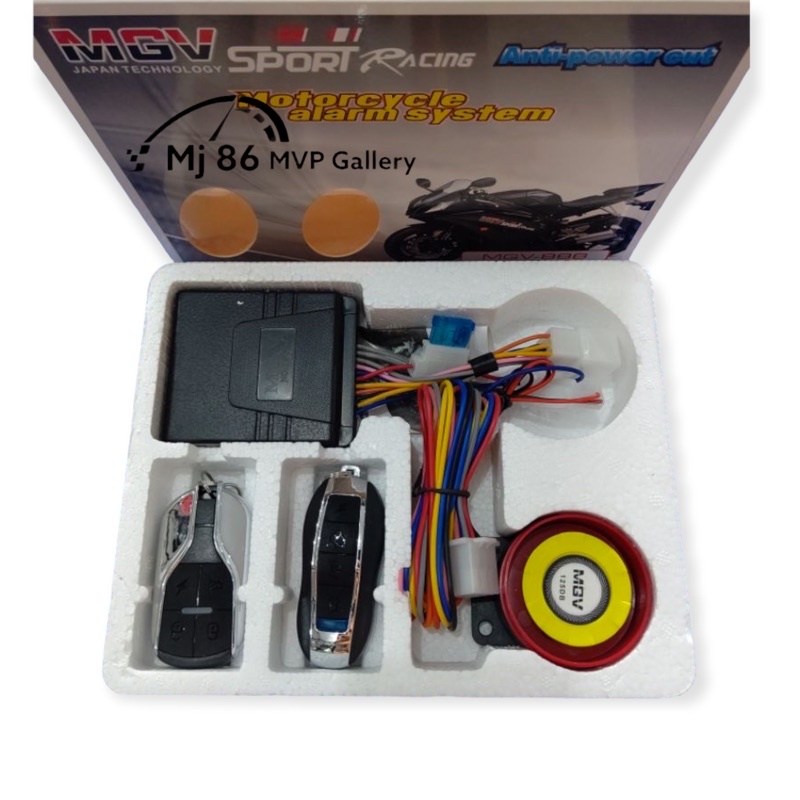 Alarm Mgv / Pengaman Motor / Alarm Remote Motor Merek Mgv