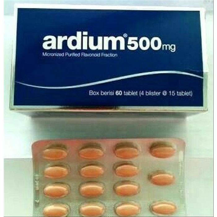 Ardium 500 Mg / Obat Wasir / Strip