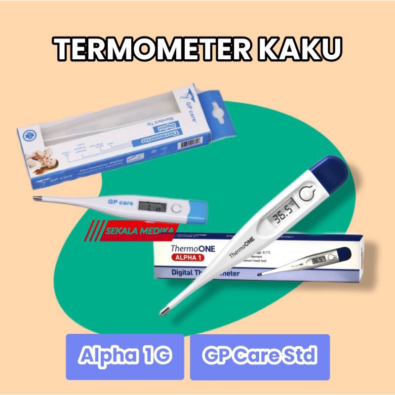 Jual Termometer Digital Alpha 1 Thermometer Badan Ujung Kaku Shopee