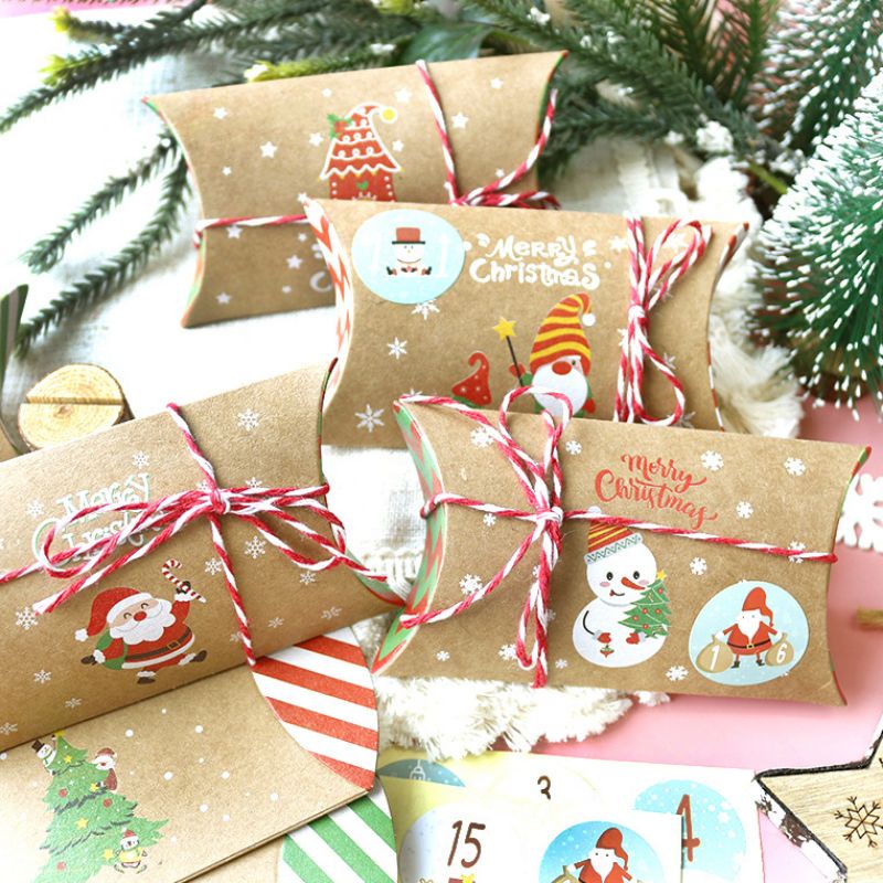 PAPER BOX CHRISTMAS DAN NATAL -  OVAL