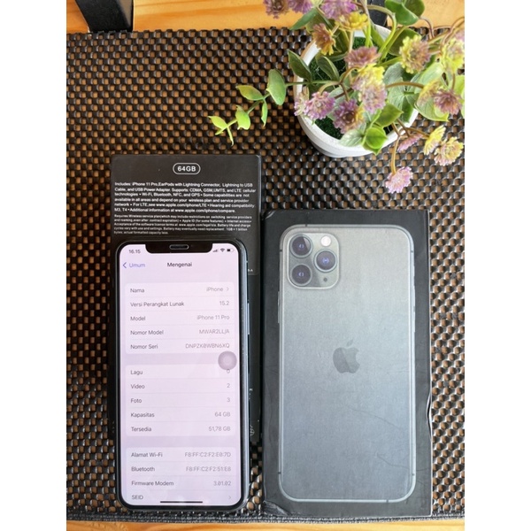 iPhone 11 Pro 64GB MIDNIGHT GREEN