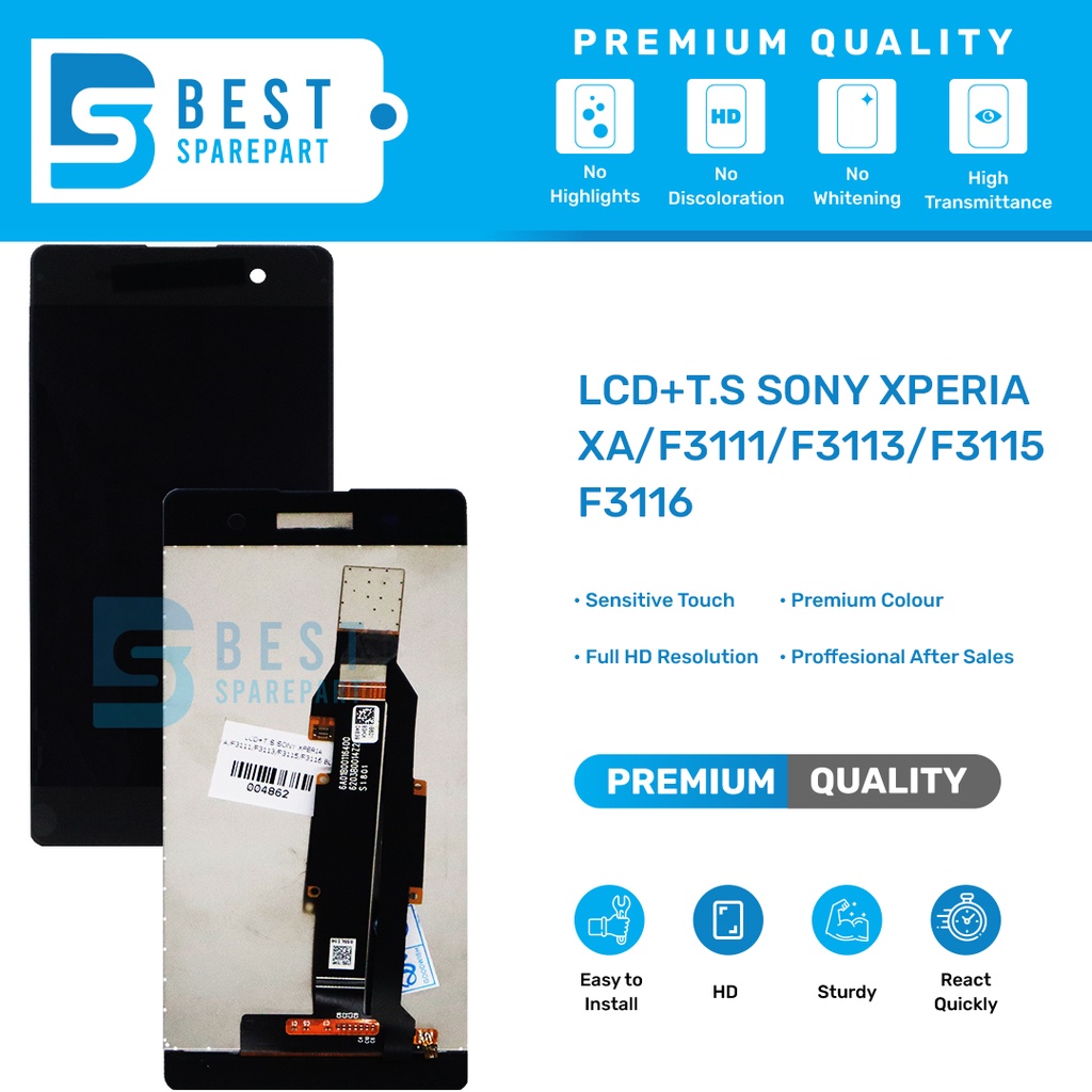 LCD TOUCHSCREEN SONY XPERIA XA / F3111 / F3113 / F3115 / F3116