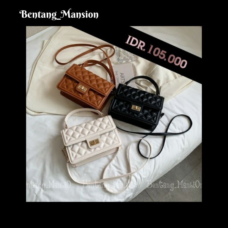 TAS SELEMPANG WANITA IMPORT BATAM SLINGBAG KONDANGAN KANTOR KEKINIAN