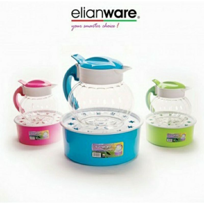 WASHING POT 1.6LT ELIANWARE/TEKO CUCI TANGAN DENGAN TATAKAN