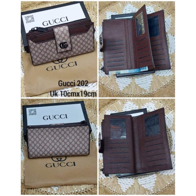 Dompet Lidah Lipat 3 Full Kartu Uk 19x9 Free Box