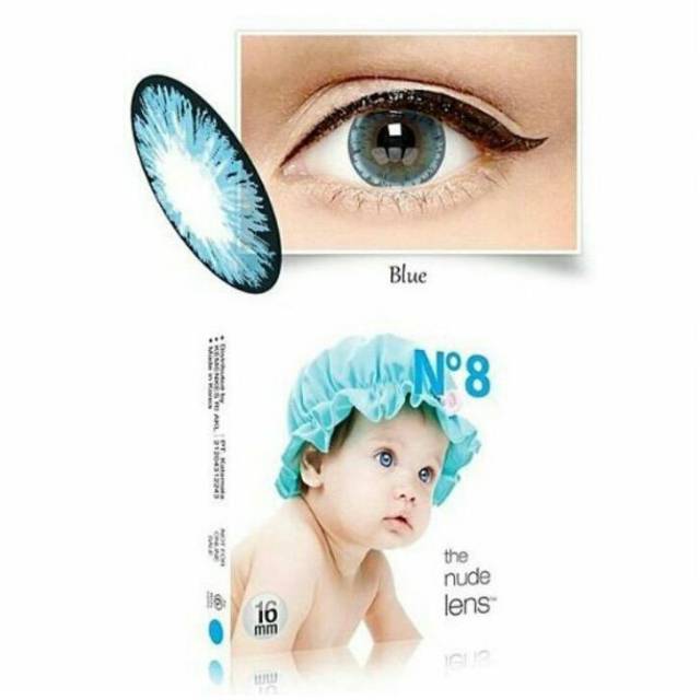 Softlens X2 ICE N8 16 MM Normal &amp; Minus (-0,50 S/D -10,00) By Exoticon / Soflen ICE N8 / ICE NO 8 By X2 Exoticon / Ice N8 / Ice No8 / Ice No8 / Big Eyes / Soflen Dolly / Soflen / Softlen / Soflens / Black Grey Hazel Blue / 1