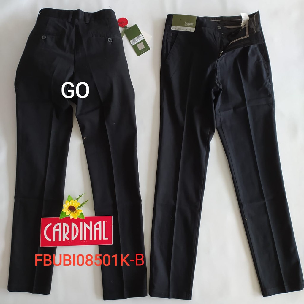 gof CARDINAL FBUBI Pakaian Pria Celana Panjang Katun Chinos Stretch Slimfit Polos Original Cardinal