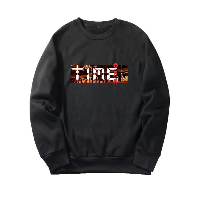 SWEATER BASIC PRIA WANITA (TIME)