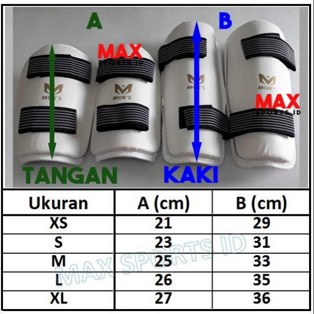 Moks Arm & Shin Guard Gold Series / Dekker Taekwondo
