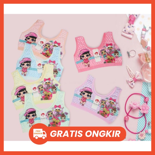 Miniset anak perempuan berkarakter