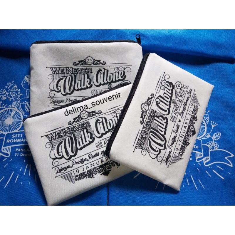 Pouch spoundbond 20x15 Free Desain-Souvenir nikah-souvenir Murah-Souvenir Promosi-Souvenir toko-Pouc