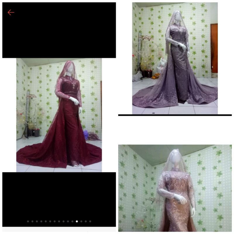 gaun paket 3 pcs biar blnja lbih hemat