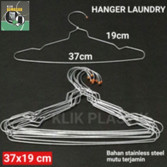 HANGER BAJU STAINLESS STEEL/GANTUNGAN BAJU/KAPSTOK/HANGER LAUNDRY