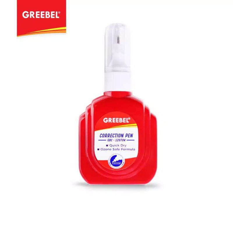 

TIP EX CAIR GREEBEL CORRECTION PEN / TIPEX JOYKO / TIPX / TIP X CAIRAN KOREKSI