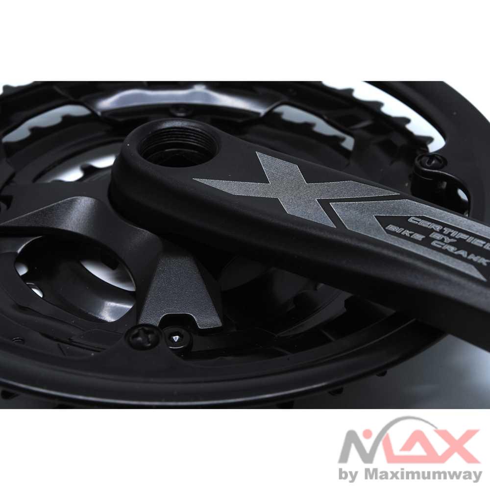 XINMA MX Gigi Crank Sprocket Sepeda 24T 34T 42T 7/8 Speed - JM311P Warna Hitam