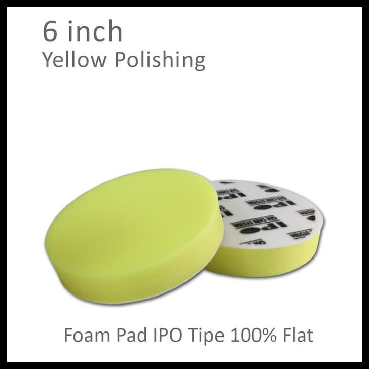 Busa Spon Poles IPO Yellow Kuning Polishing 6 Inch