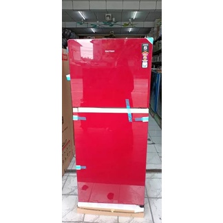 Polytron Kulkas 2 Pintu 220L Belleza Jumbo Tempered Glass PRW 23MNR