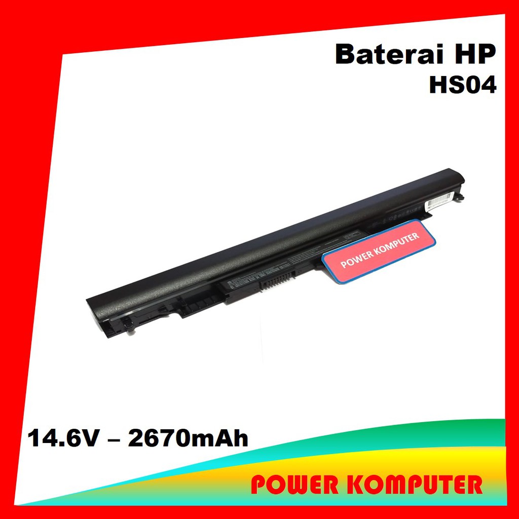 Laptop Battery HS04 HS03 Baterai Laptop HP? Batre Laptop HP Laptop Battery Compatible with HP Spare 