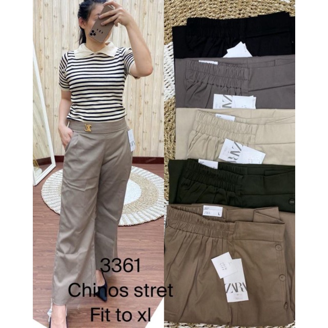 CELANA KULOT WANITA (CHINOS STREET)