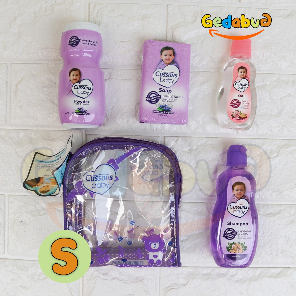 Cussons Baby Gift Mini Bag S | Perlengkapan Mandi Sabun Bayi