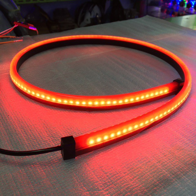 Lampu LED Strip Mobil Brake light Led Strip Fleksibel Lampu Rem Mobil DC-12V 90cm
