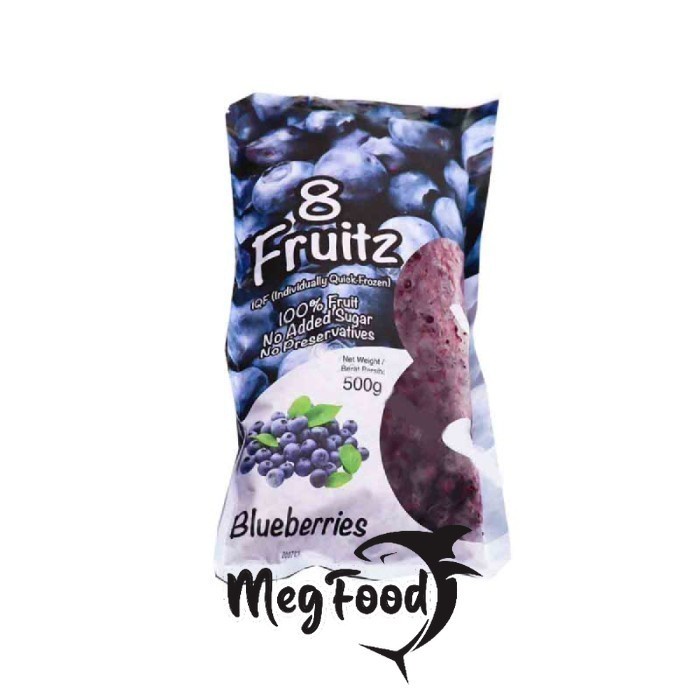 

8 Fruitz IQF Blueberries 500 gram