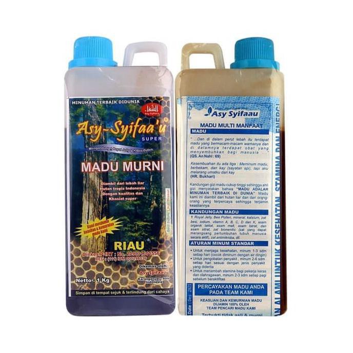 

Madu Asy-syifaa'u Riau 1KG. Madu Hutan Riau. Madu Asy Syifaau Original