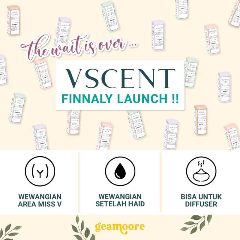 GEAMOORE V SCENT PERFUME MISS V PARFUM KEWANITAAN 3ml BPOM TERMURAH TERLARIS vscent