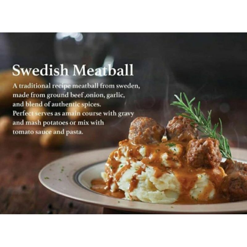 

SWEDISH MEATBALL/BAKSO SWEDIA NON MSG