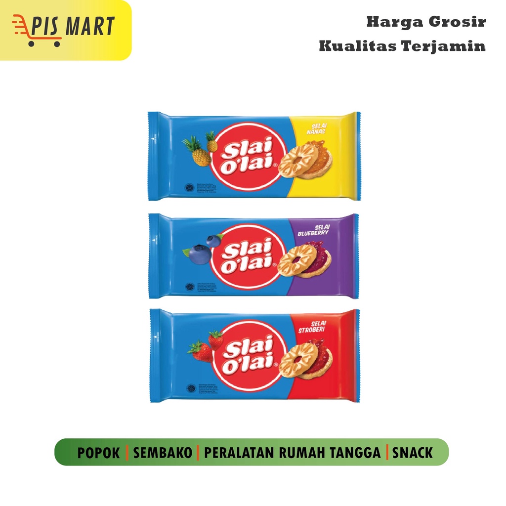 

Slai Olai Biskuit Blueberry Nanas Strawberry 25 gr