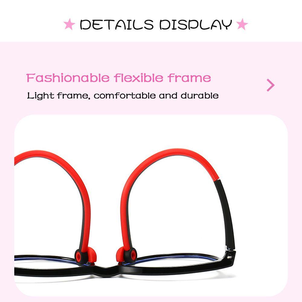 Lily Kacamata Anak Fashion Kelas Online Komputer Bingkai Ultra Ringan