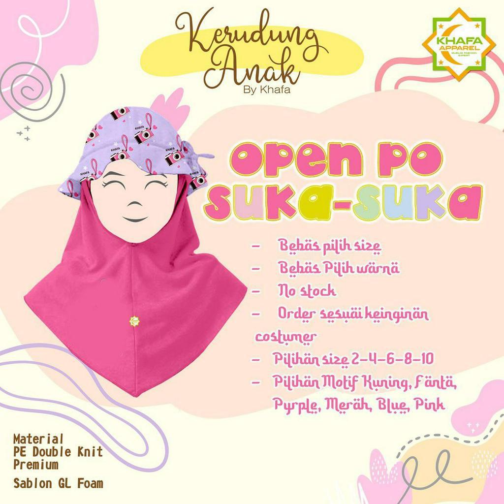 AfsheenaStore Sale Kerudung Anak by Khafa