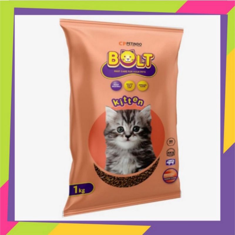 GOJEK Bolt Kitten Salmon Cat 8kg Kucing REPACK