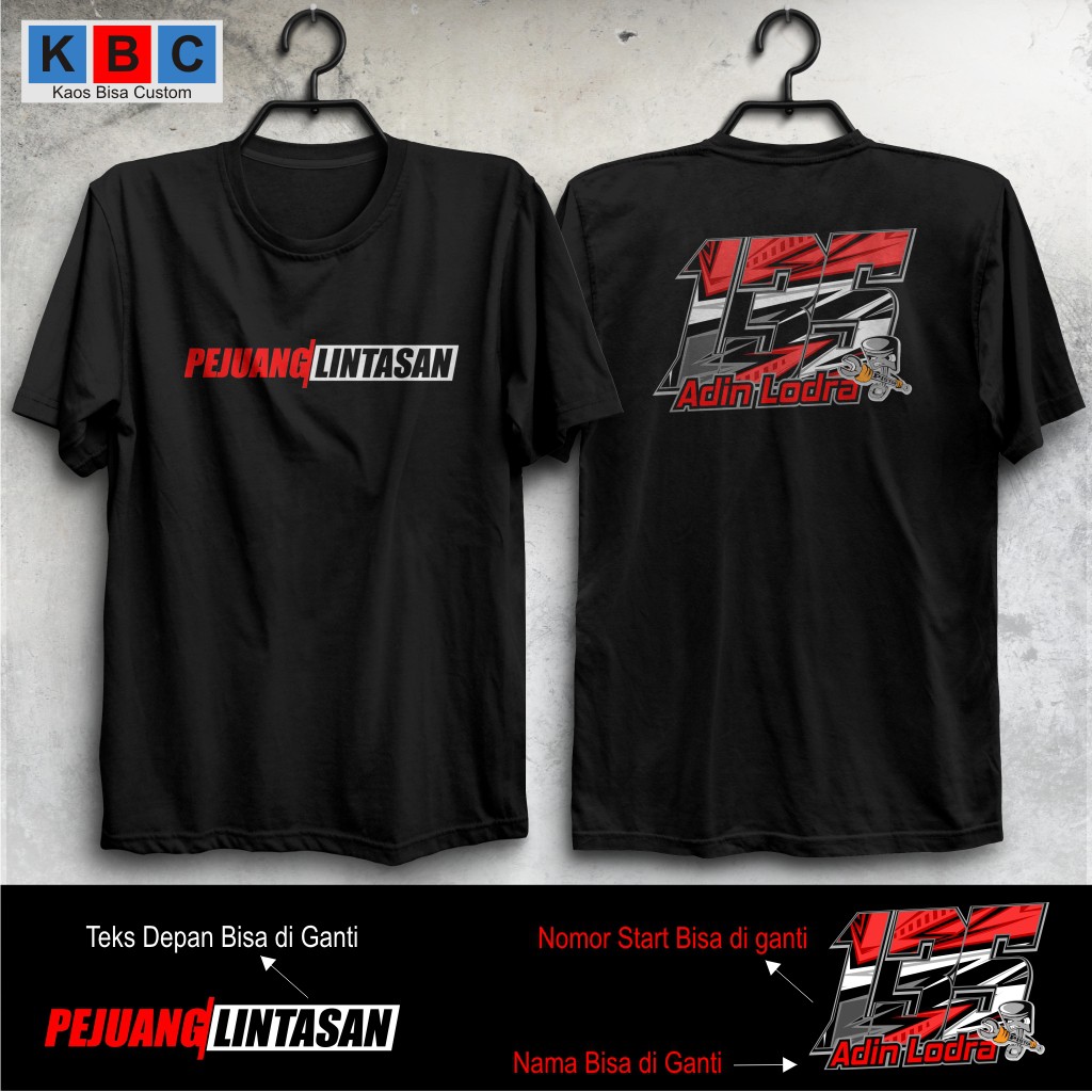 Baju Racing Keren Pake Nama Dan Nomor Start Sendiri Shopee Indonesia