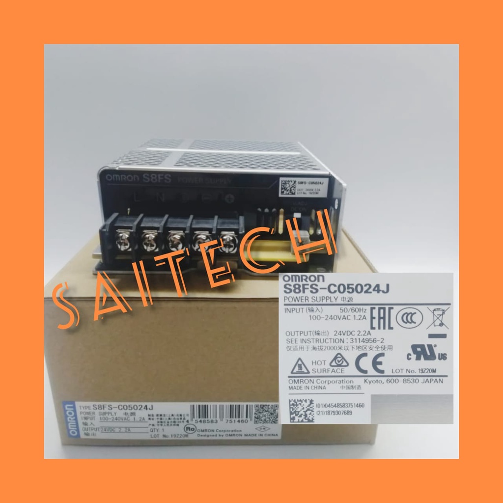 POWER SUPPLY OMRON S8FS-C05024J S8FS C05024 S8FSC05024J