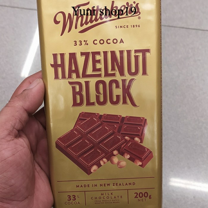 

whittakers hazelnut 200gr