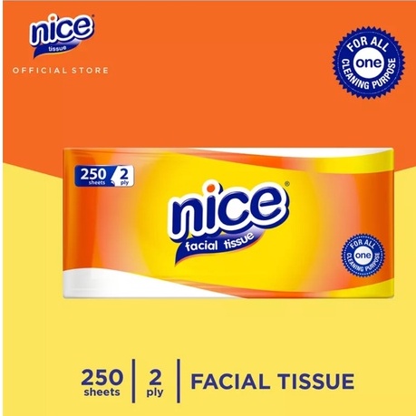 Nice Facial Soft Pack 250's | 180's-250'S 2 Ply