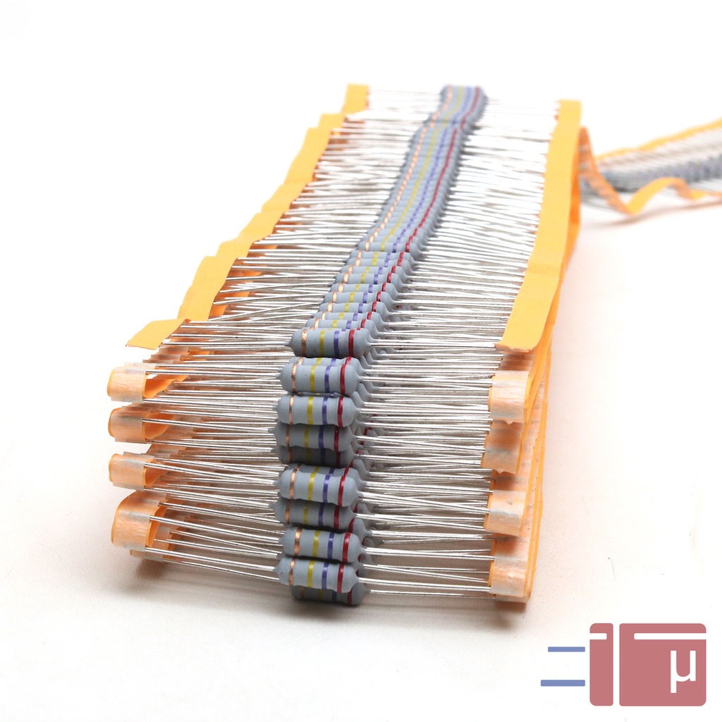 x10 Resistor 270K 1W Metal Oxide 5% Taiwan Kaki Tembaga