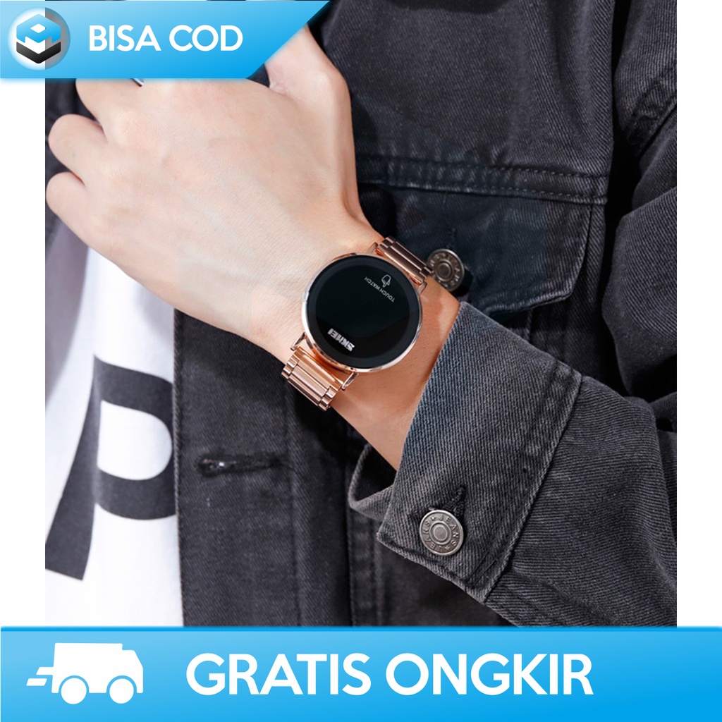 JAM TANGAN PRIA LAYAR SENTUH DIGITAL ANTI AIR SKMEI 1550 ORIGINAL