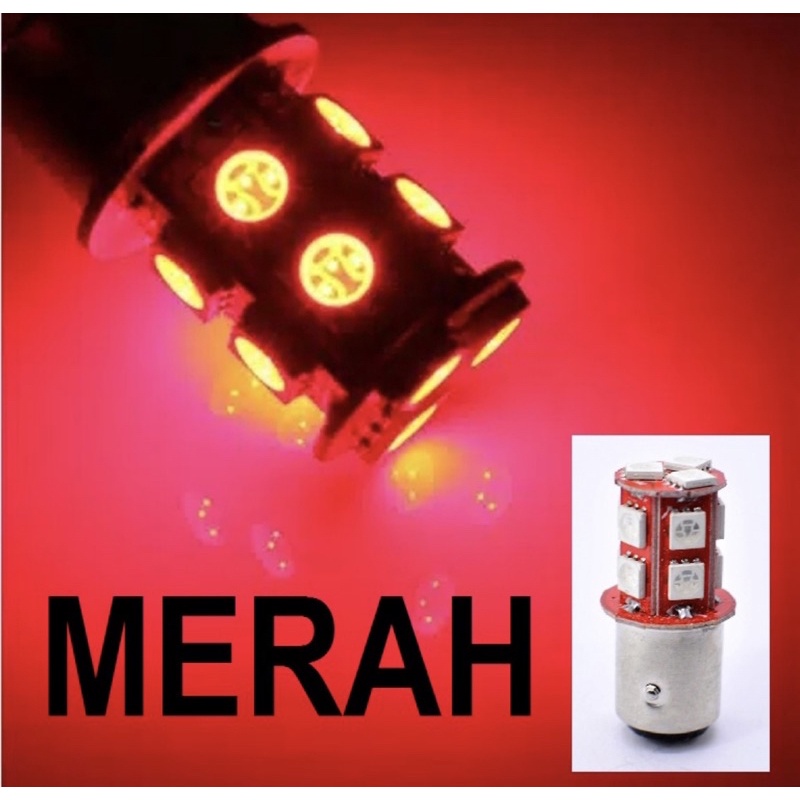 Lampu stop 13 mata flash/kedip universal LAMPU STOP LED 13MATA JAGUNG FLASH KEDIP HARGA SATUAN