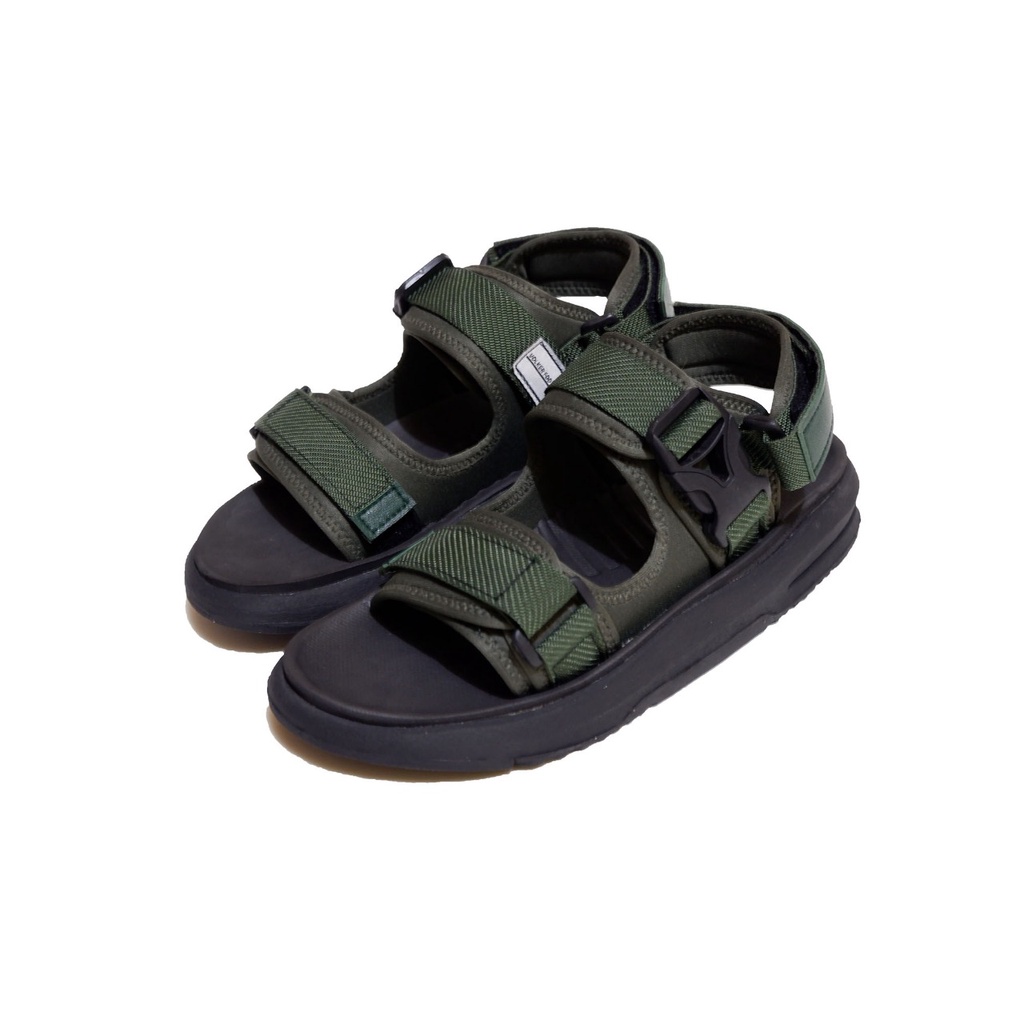 sandal kasual volkerfootwear art army black nikanio