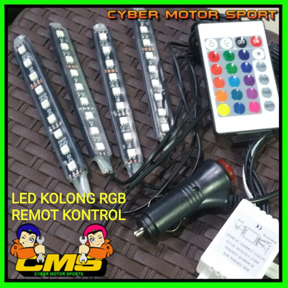 E0919 Lampu Kolong Remot Kontrol. Led Kolong Dashboard. Lampu Led Kabin. Led Kolong Rgb . Lampu