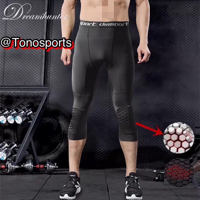 padded compression tights basketball