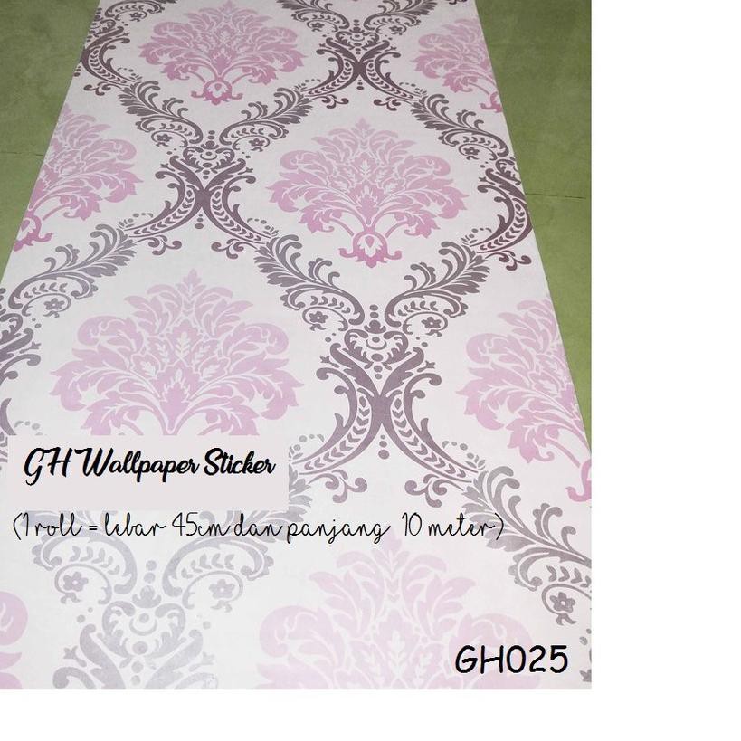 ☜ WALLPAPER STICKER 1kg muat 1roll / WPP PROMO2 / UKURAN 45CMX10M GH025 ℗