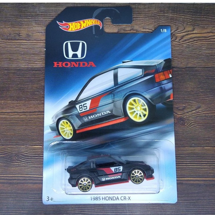 Hot Wheels Honda Series HW 1985 Honda CR-X CRX CR X HITAM Hotwheels Mobil Mainan Anak Laki Original